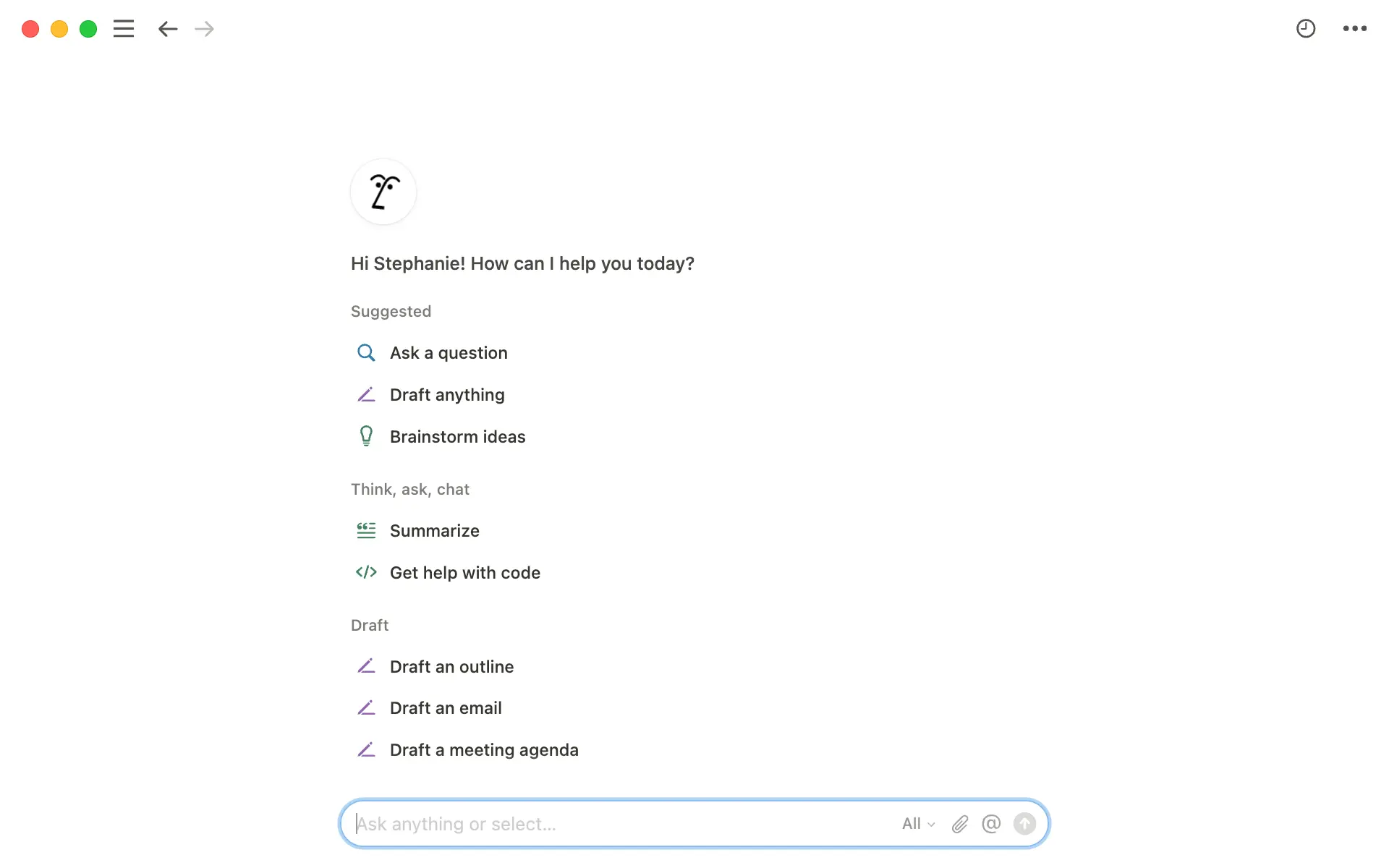 Notion AI 글쓰기 보기