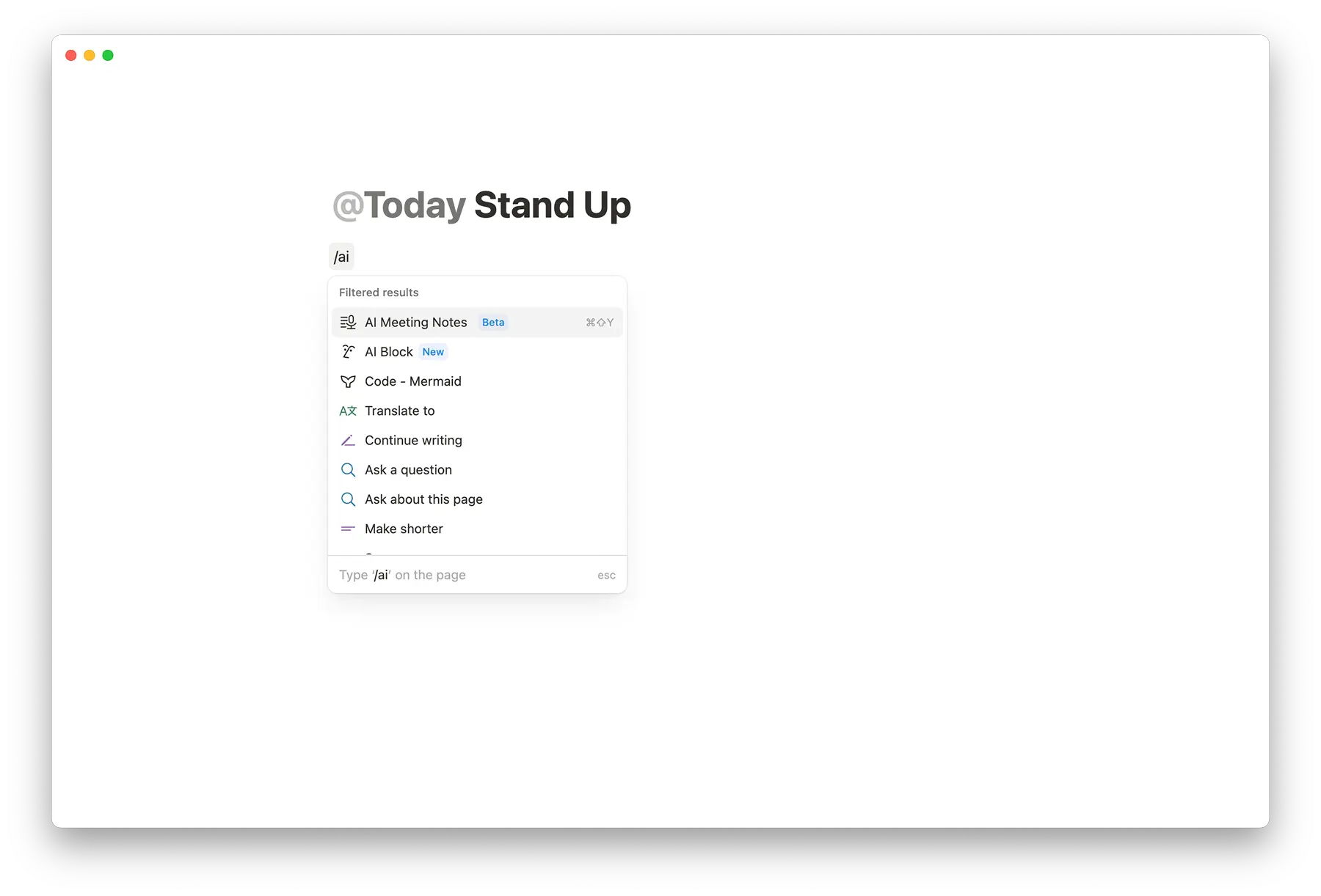 도움말 센터: AI 노트