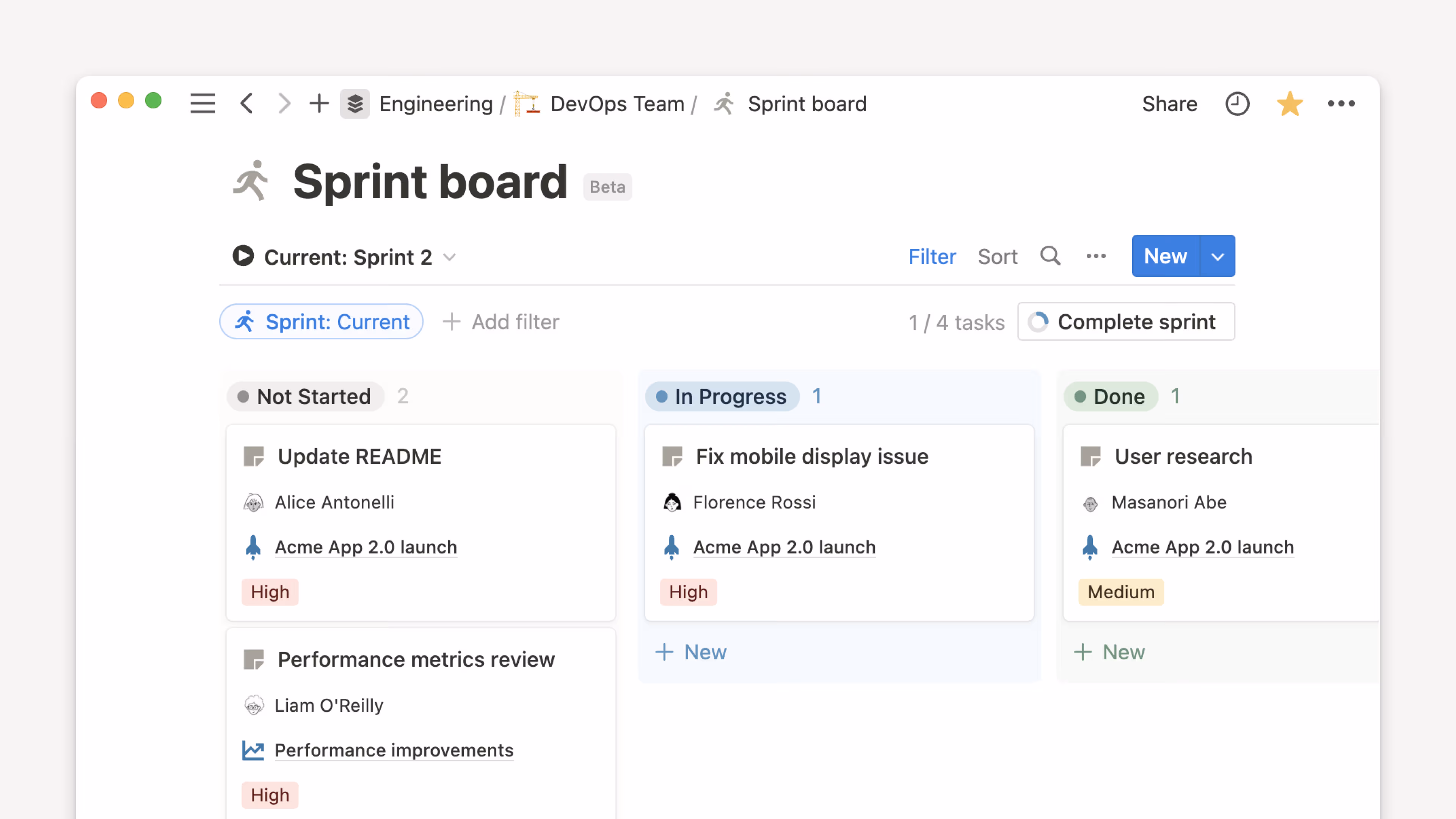 HC: 스프린트 메인