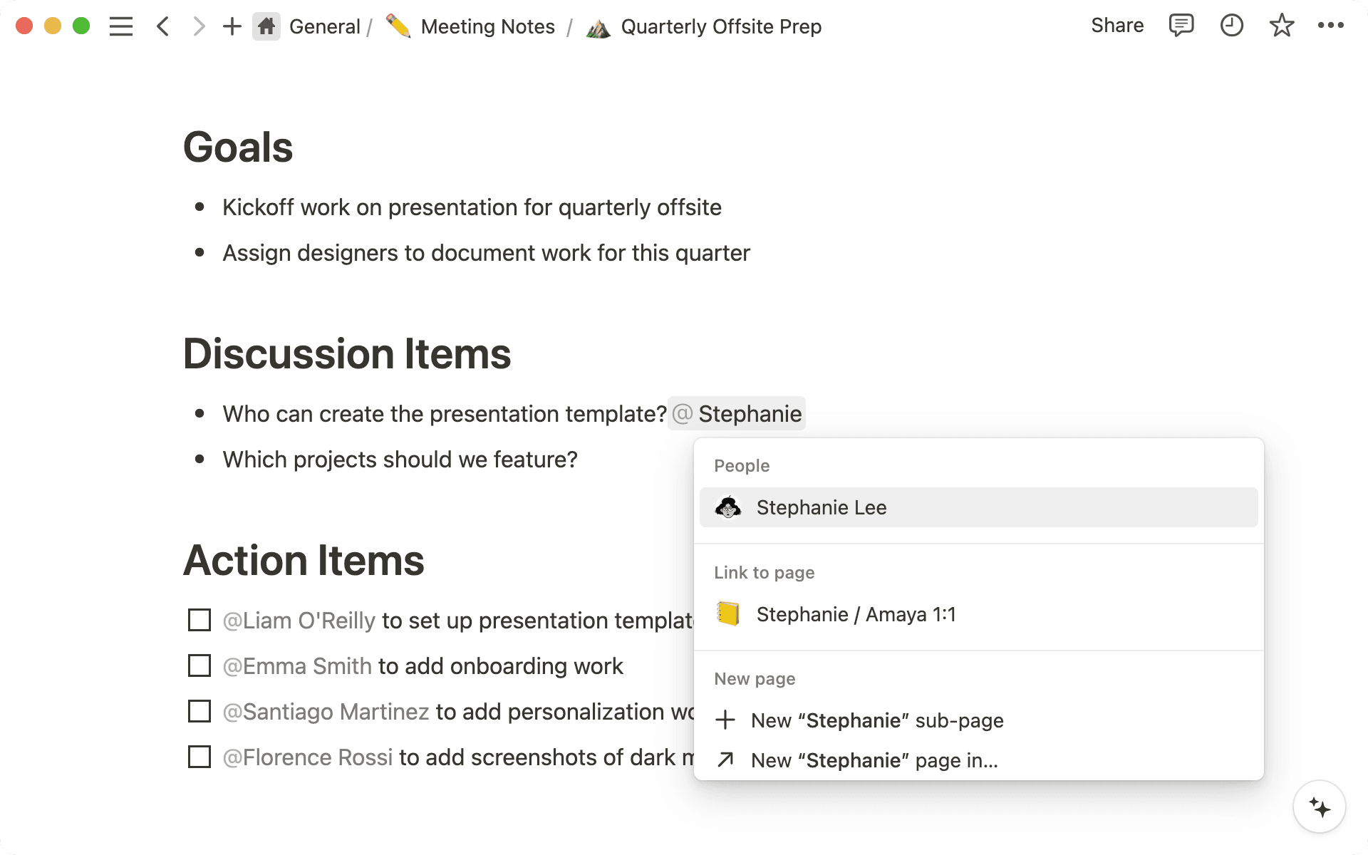 멘션 - 사용자 멘션하기