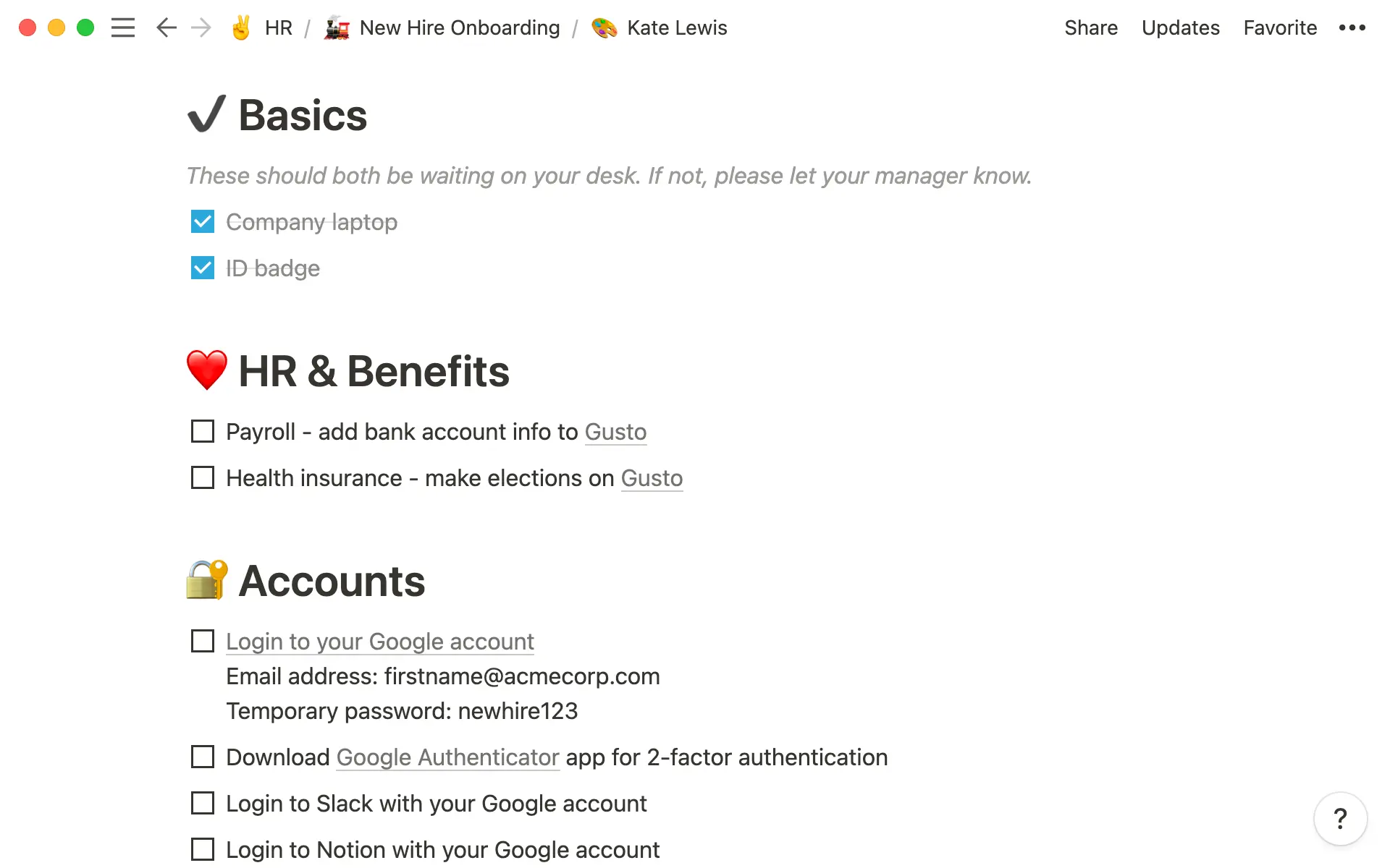 employee onboarding checklist hero