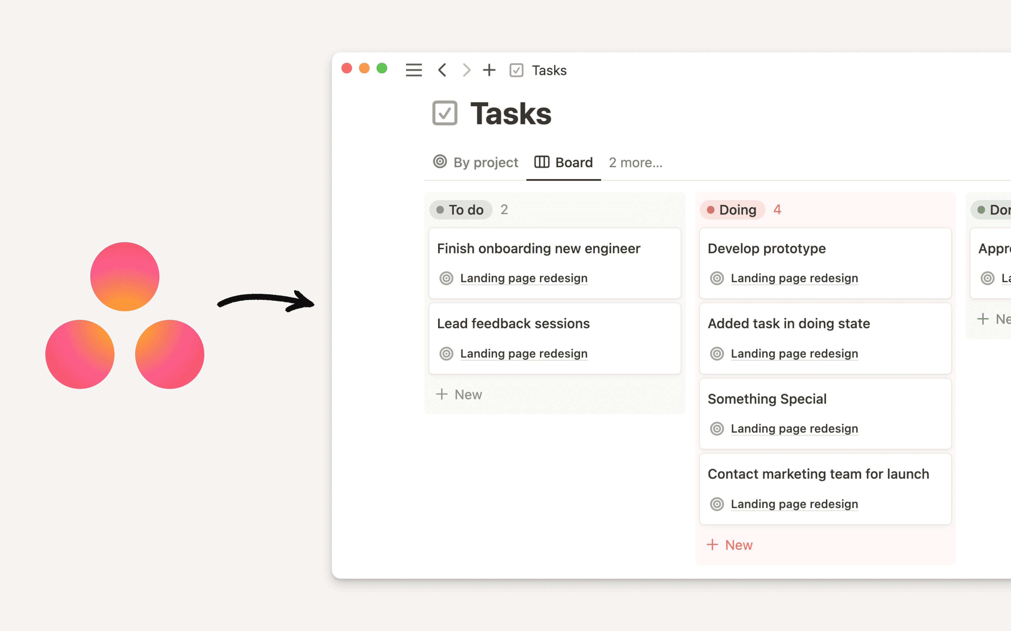 개선된 Asana 가져오기 도구