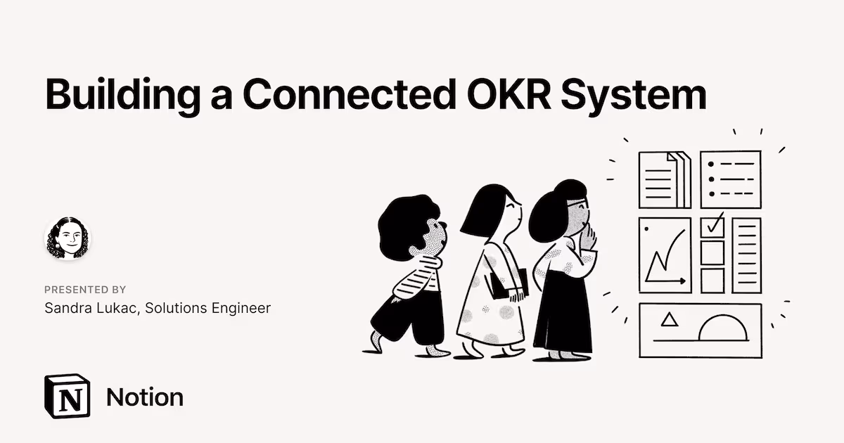 Building a connected OKR system