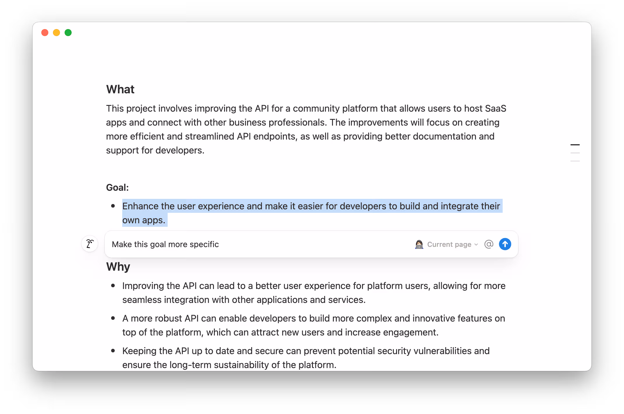 HC: Notion AI 인라인