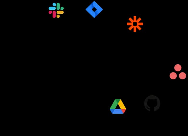 Notion은 Slack, Jira, Asana, GitHub 그리고 Google과 통합될 수 있습니다.